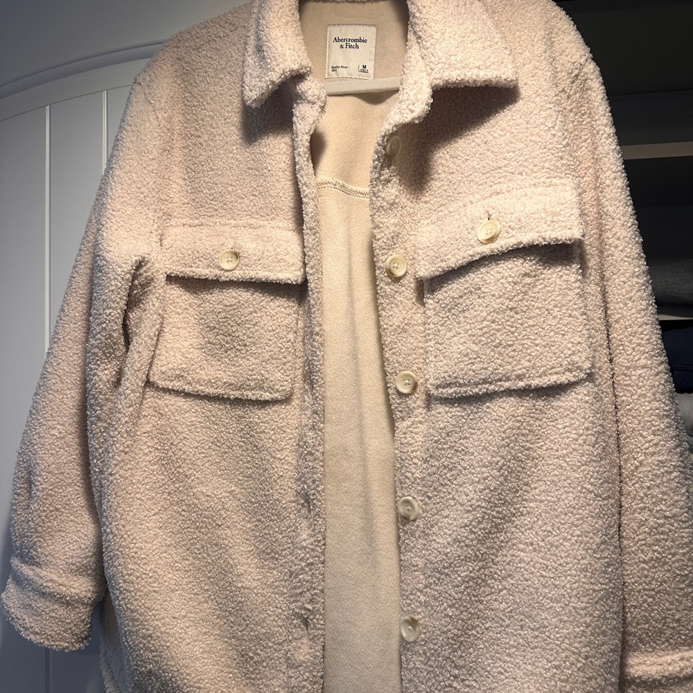 Abercrombie & Fitch Women's Cream Jacket